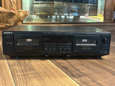 Sony TC-WE625 Dolby B/C/HX Pro Dual Auto-Reverse Cassette Deck Vintage High End