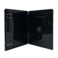 PREMIUM SLIM GLOSSY Black 4K Blu-Ray Single Cases 7MM Lot
