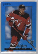 2023-24 Skybox E-X 2000 Rookies Blue Credentials 33/299 Luke Hughes #110 2o7
