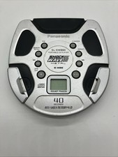 Vintage Panasonic SL-SW860 Portable CD Player Silver Shock Wave For Parts