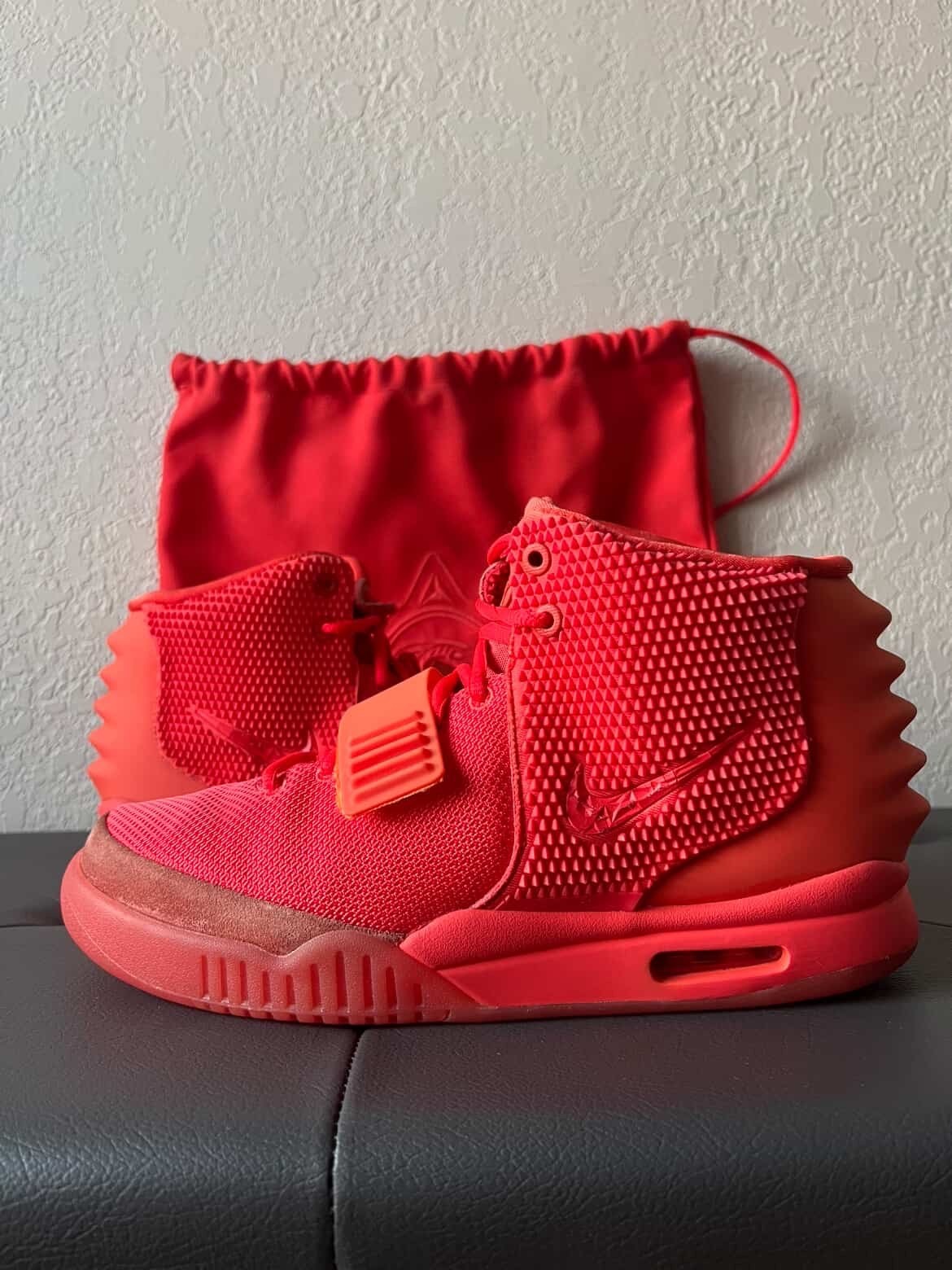 Size 9.5 - Nike Air Yeezy 2 SP Mid Red October