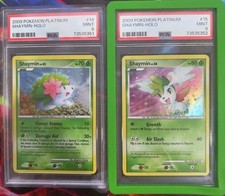 2009 Pokemon Platinum Shaymin Holo 14 & 15 Sequential PSA 9 Swirls 🌀 On Both on eBay