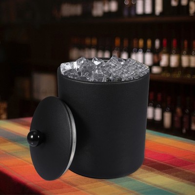 1PC Edelstahl-Eiskübel, verdickter Weinkübel mit Tong Bar-Eiskübel
