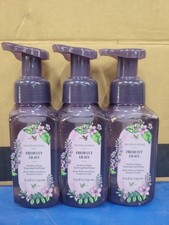 3 Bottles Bath Body Works Fresh Cut Lilacs Foaming Hand Soap 8.75oz