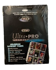 Ultra PRO Platinum Series Hologram 9-Pocket Pages 100pk Card Storage Acid Free