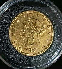 1886 US GOLD Liberty Eagle $10 XF