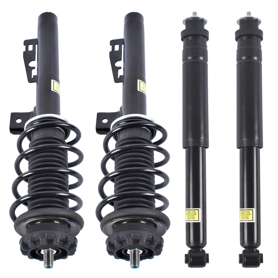 4 piezas conjuntos de puntales de amortiguador delanteros y traseros sin ADS para Smart Fortwo W451 2008-2016 Foto 4 de 4