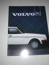 VOLVO 240 SALOONS RANGE SALES BROCHURE 1985