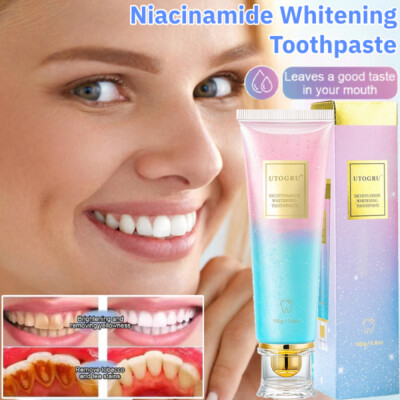 100g Niacinamide Whitening Toothpaste, Natural Niacinamide Toothpaste,Teeth Care