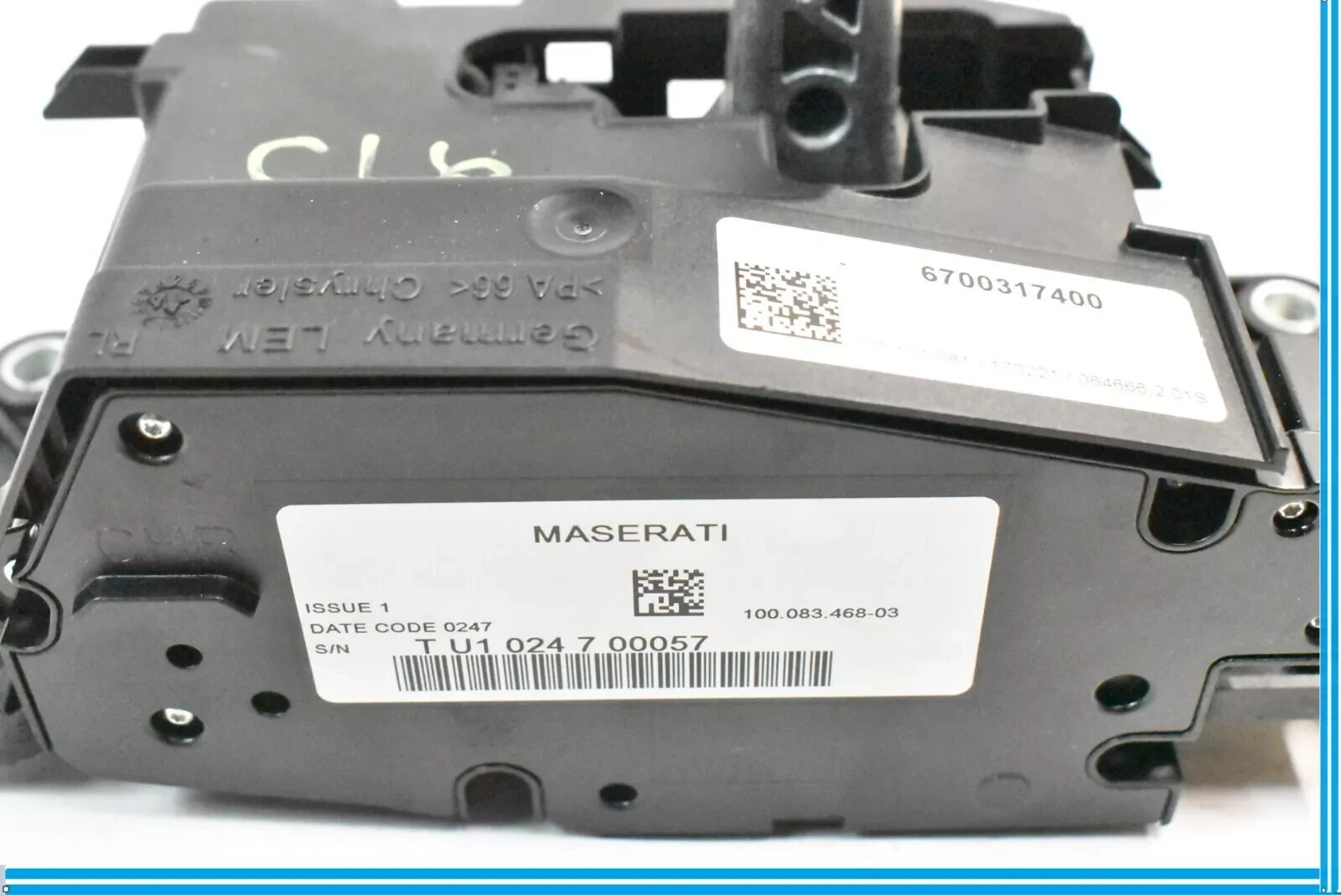 14-17 Maserati Ghibli Automatic Transmission Gear Shift Selector Box Lever OEM