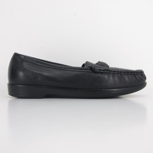SAS Jewel Anillo Mocasines Mujer 7.5 W Zapatos Cuero Negro Sin Cordones Trípode Comodidad - Imagen 4 de 11
