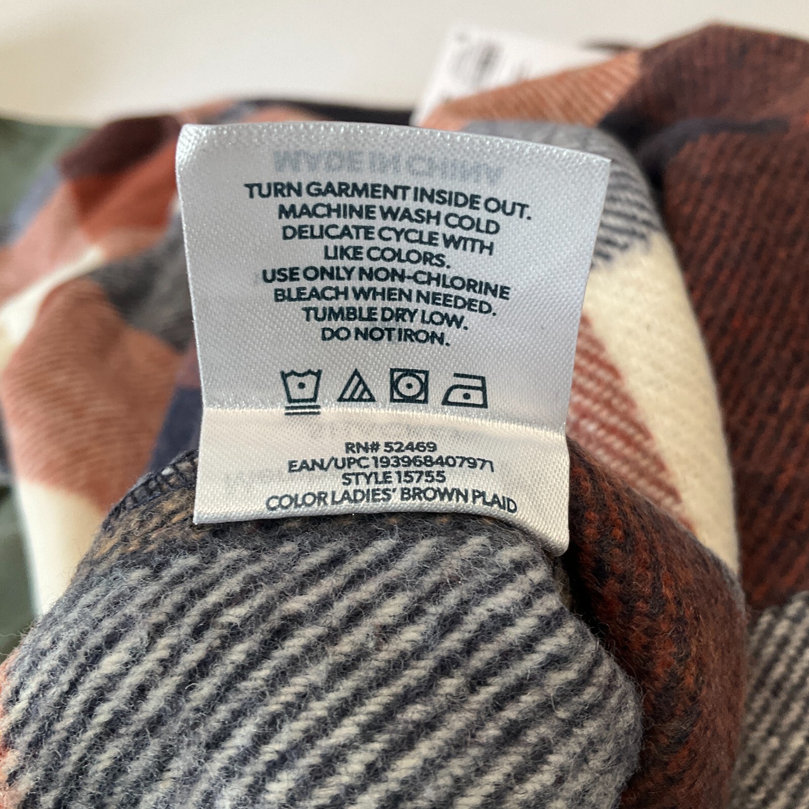 Members Mark Quarter Zip Pullover And Button Front Plaid Shacket Womens Size M