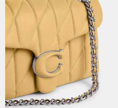 コーチ　coach 黄色　イエロー　高級 coach 羊革　タビー　バッグ イエロー（黄色）系 Coach Tabby(コーチ タビー) レディース