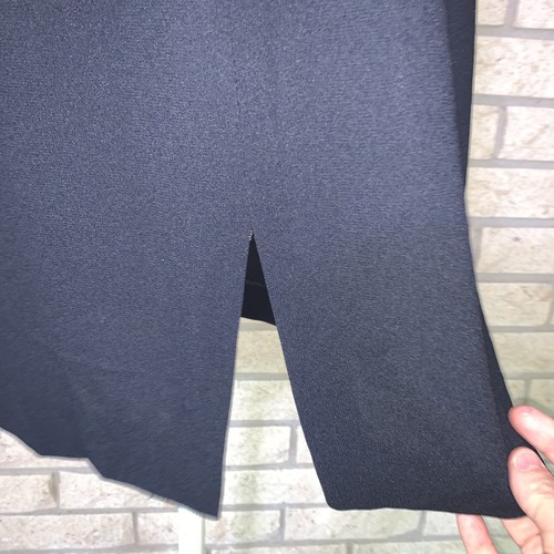 Vintage Little Black Cocktail Dress Lined Dolman Sleeves Union Made Size 4 Retro - Picture 12 of 24