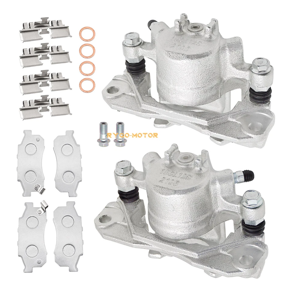 Front Brake Calipers & Ceramic Pads Kit for Honda Big Red 700 MUV700 2009-2013 - Image 2 of 4