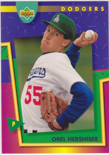 1993 Upper Deck Fun Pack #88 Orel Hershiser Los Angeles Dodgers carte de baseball