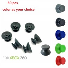 50pcs Analog- Thumbsticks Thumb Sticks Joystick Cap Grip For Xbox 360 Controller