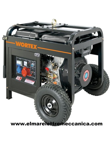 Wortex HW 5500-3E Generatore di corrente 4,5 KW TRIFASE Diesel