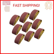 S SATC 3x18 Sanding Belts 20PCS Belt Sander Paper Aluminum Oxide (3 Each of 60/8