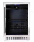 AZURE A224BEV-S 24" Compact Right-Hinged Beverage Center Built-In SILVER New
