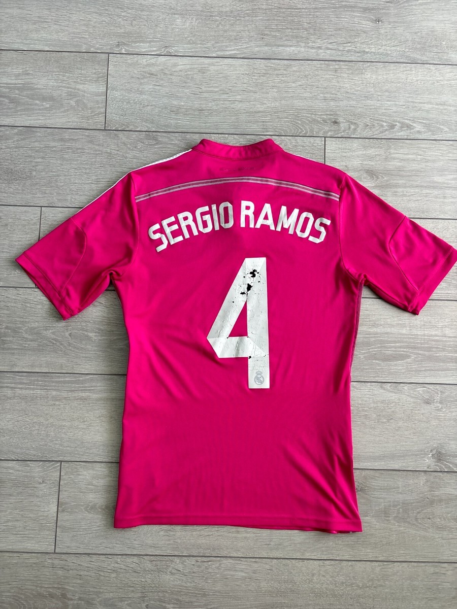 Sergio Ramos #4 Real Madrid Adidas 2014 Football Shirt Soccer