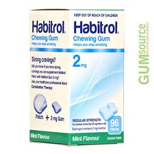 Habitrol 2mg MINT 12 boxes 1152 pieces Nicotine Quit Smoking Gum