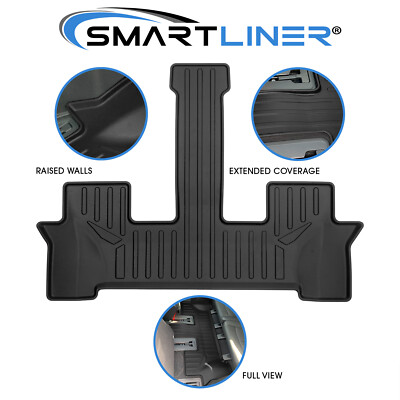 SMARTLINER Custom Fit Floor Mats 3rd Row Liner 2021-2024 Kia Sorento 6 Passenger