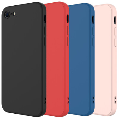 Liquid Silicone Phone Case Shockproof Rugged Cover For iPhone 7/8/SE 2020/SE 3