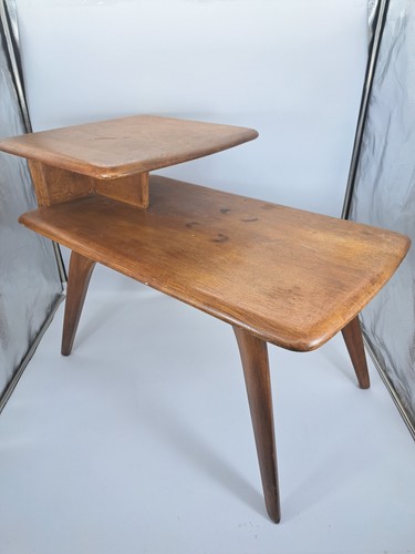 Vintage HEYWOOD WAKEFIELD Side End Table MCM Midcentury Modern - Picture 7 of 15