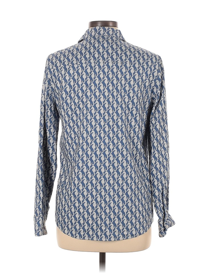 J.Crew Factory Store Women Blue Long Sleeve ButtonDown Shirt M eBay