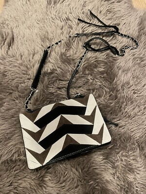 Zara Chain Strap Leather Shoulder Bag