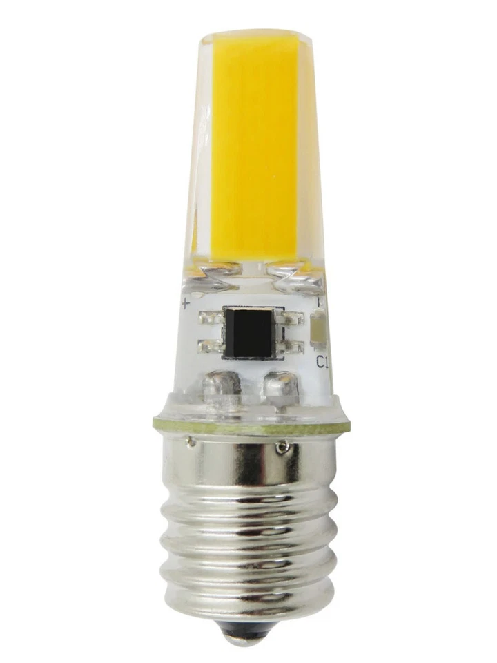 Dimmable E17 LED Bulbs 5W 5-Pack, 6000K for Microwave Light & Fixtures, 120V COB - Image 3 of 4