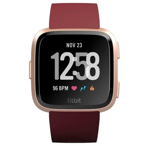 ruby fitbit versa strap