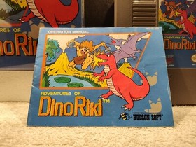 Adventures of Dino Riki - (NES, 1987) *VGC w/ Manual* Cleaned & Tested* READ!!!