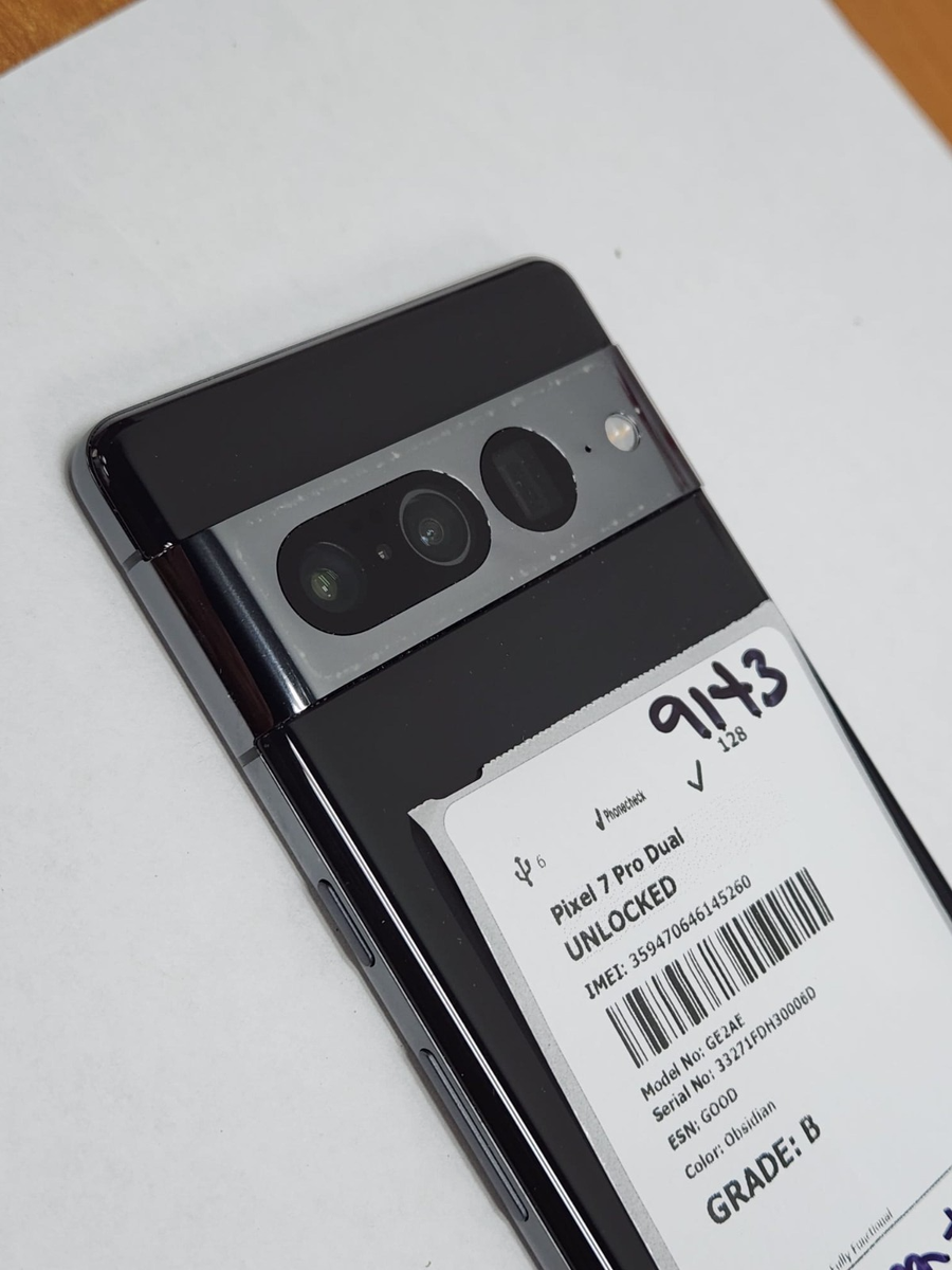 DEFECTIVE - Google Pixel 7 Pro - 128GB - Black - Unlocked - GE2AE