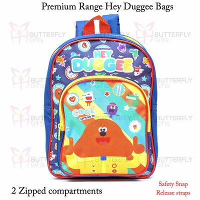 Premium BAMBINI ehi duggee Zaino Scuola Borsa scomparto principale  scomparto esterno | eBay