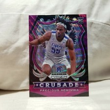 Precious Achiuwa 2020 Prizm Draft Picks Purple Wave Crusade Prizms Card #88
