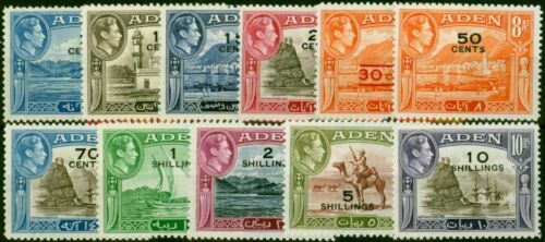 Aden 1951 Set of 11 SG36-46 Fine MNH & LMM - Picture 1 of 1