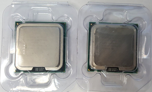 Lot of (2) Intel Core 2 Duo E7500 2.93GHz 3MB 1066MHz CPU Processor SLGTE
