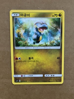 Bagon 063/096 SM7 Korean Pokemon Card MINT CONDITION | eBay