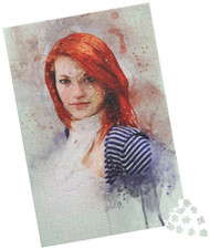 Create a Masterpiece: Custom Watercolor Photo Puzzle   1000 Pieces