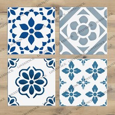 Tile Stencils Lovestencil Bathroom/Kitchen & Hallways Floors/Walls