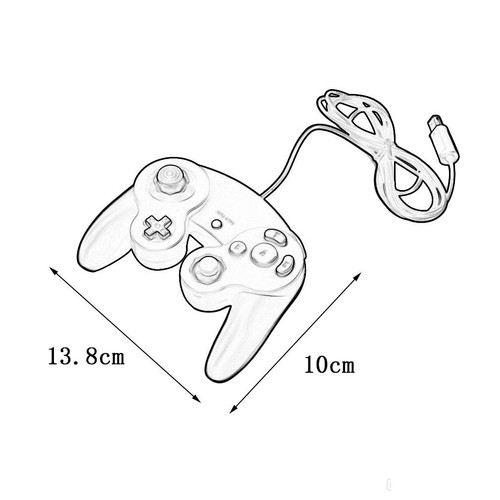 4 X Manette pour Nintendo Wii, Wii U et Gamecube - Noir - Photo 10/11