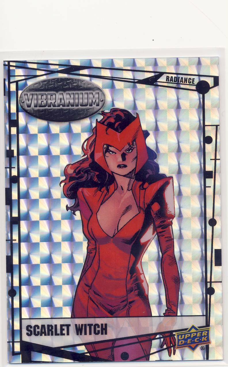 2015 Marvel Chrome Vibranium Radiance Refractor Parallel 12 Scarlet Witch 11/50