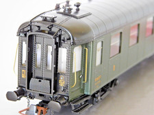 LEMACO HO-115 SNCF Set AB+2x B9+B4D  Coaches OCEM 1960 Green. Interior Lights