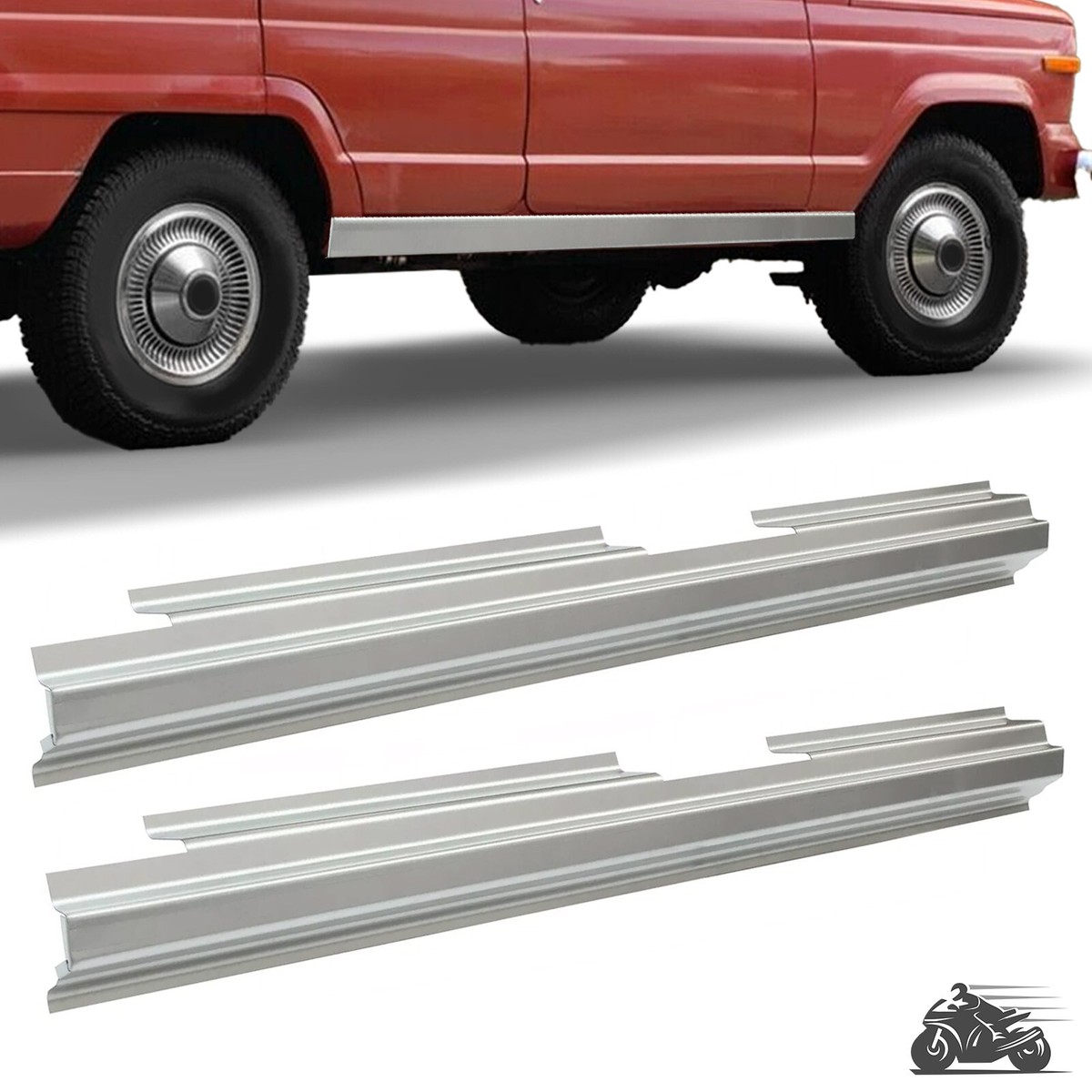 For Jeep Wagoneer 4 Door 1984-1996 Outer Rocker Panels Slip-On