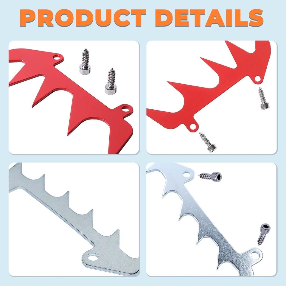 Haishine Punte Paraurti Per Motosega Stihl - Kit Large + Small Per MS180, MS200T, 017, 025 E Altri - Foto 2