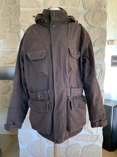 Herren Winter Jacke von Wellenstein Motoro braun