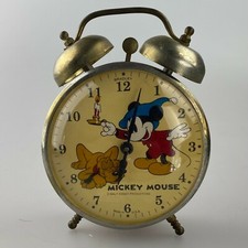 Mickey Mouse & Pluto Clock - Made in USA - As Is/ For Parts