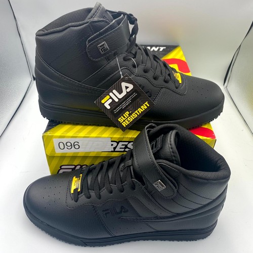 Fila Vulc 13 SR 1LM00350-001 Men's US 11.5 Sneakers Black Mid Top Work Shoes